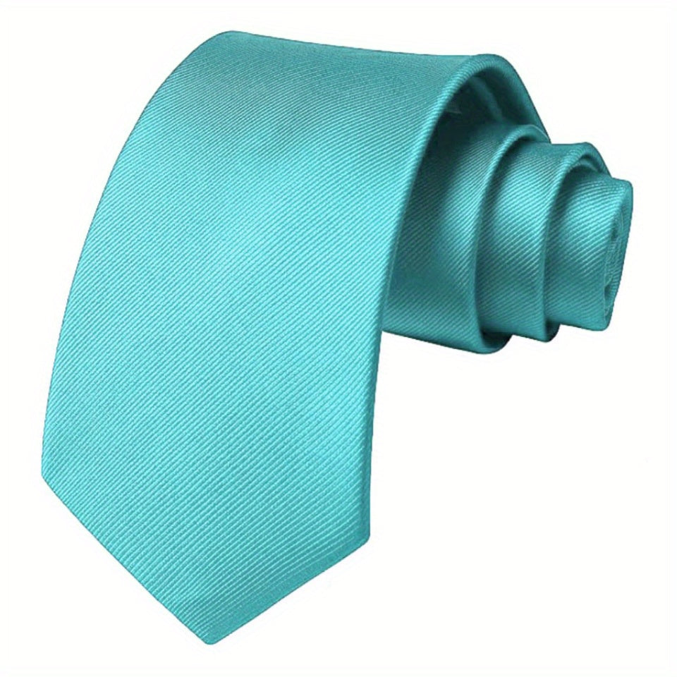 Мужской однотонный галстук для деловых свадеб и официальных мероприятий