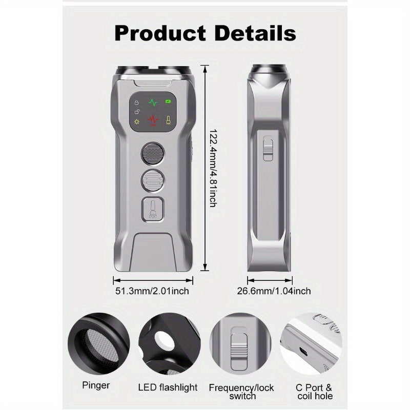 Dog Training Device with Bark Stopper and Screen Lighting