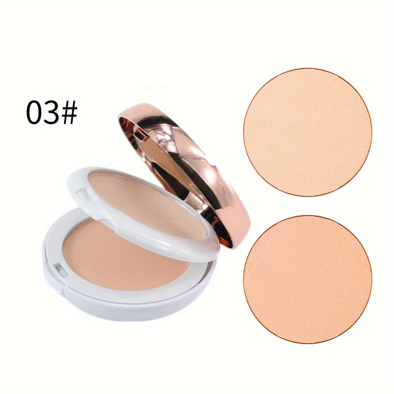 Avocado Collagen Vitamin E Pressed Powder Oil Control Matte Finish All Skin Types