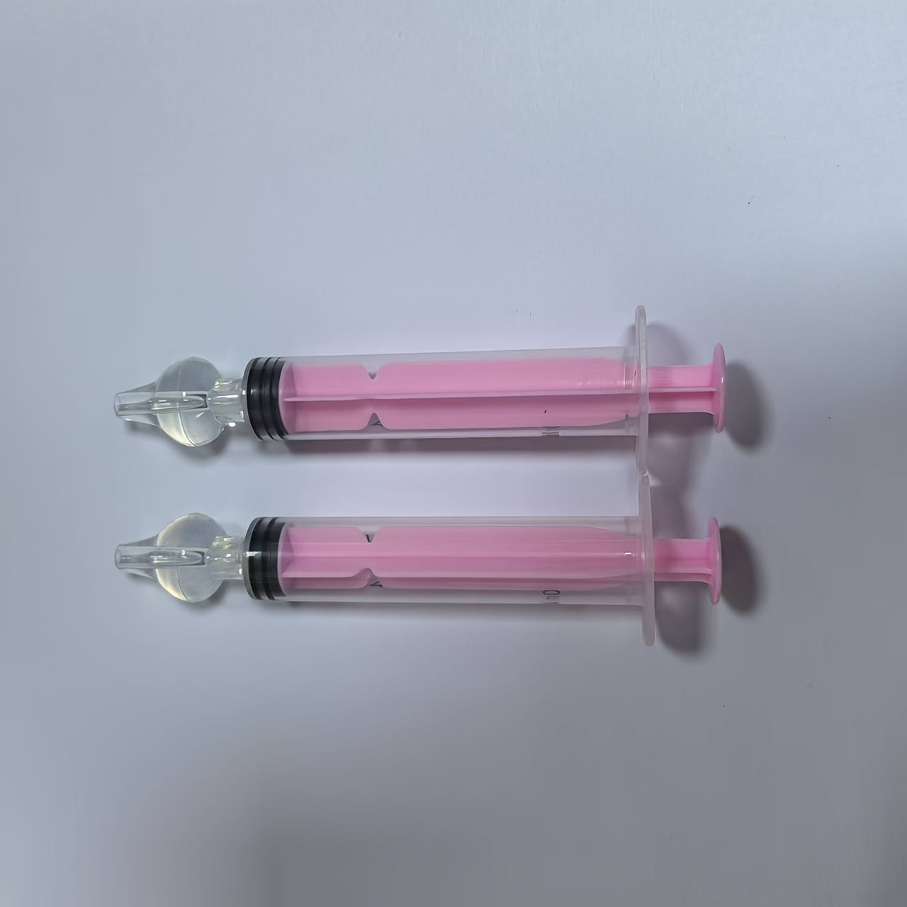 Многоразовый набор детских назальных аспираторов с 2 силиконовыми очистителями для носа в белом, розовом и синем