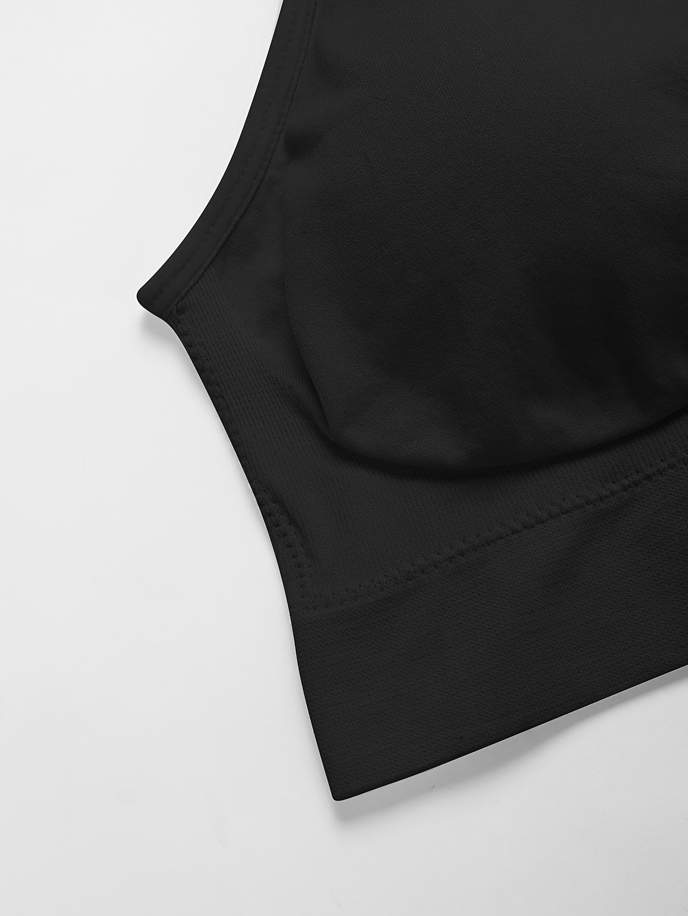 Women's Plus Size Sports Bras Breathable Wireless No-Pad Activewear Set