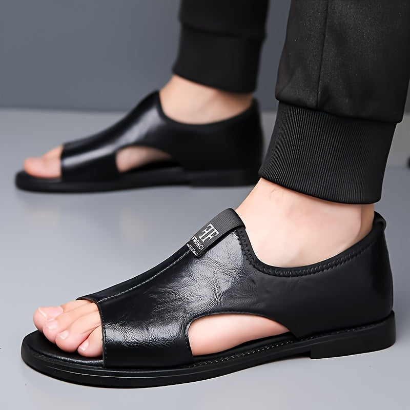Erkaklar uchun kundalik kiyish va ochiq havoda faoliyatlar uchun tasodifiy slip-on sandallar, bahor/yaz kolleksiyasi