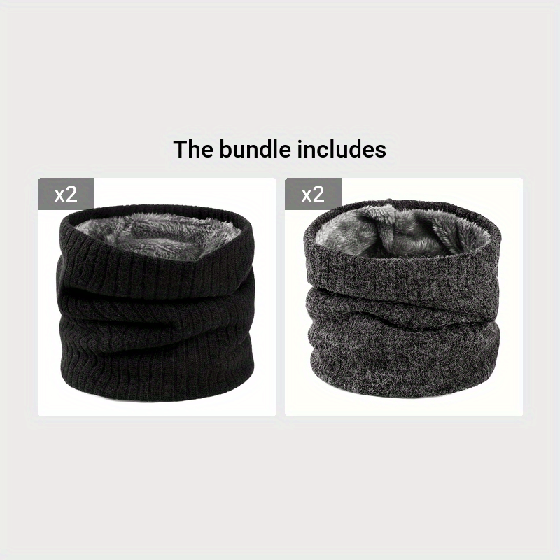 Erkaklar uchun qalin rangli chiziqli bo'yin iliqchasi, qish uchun mukammal sovg'a g'oyasi