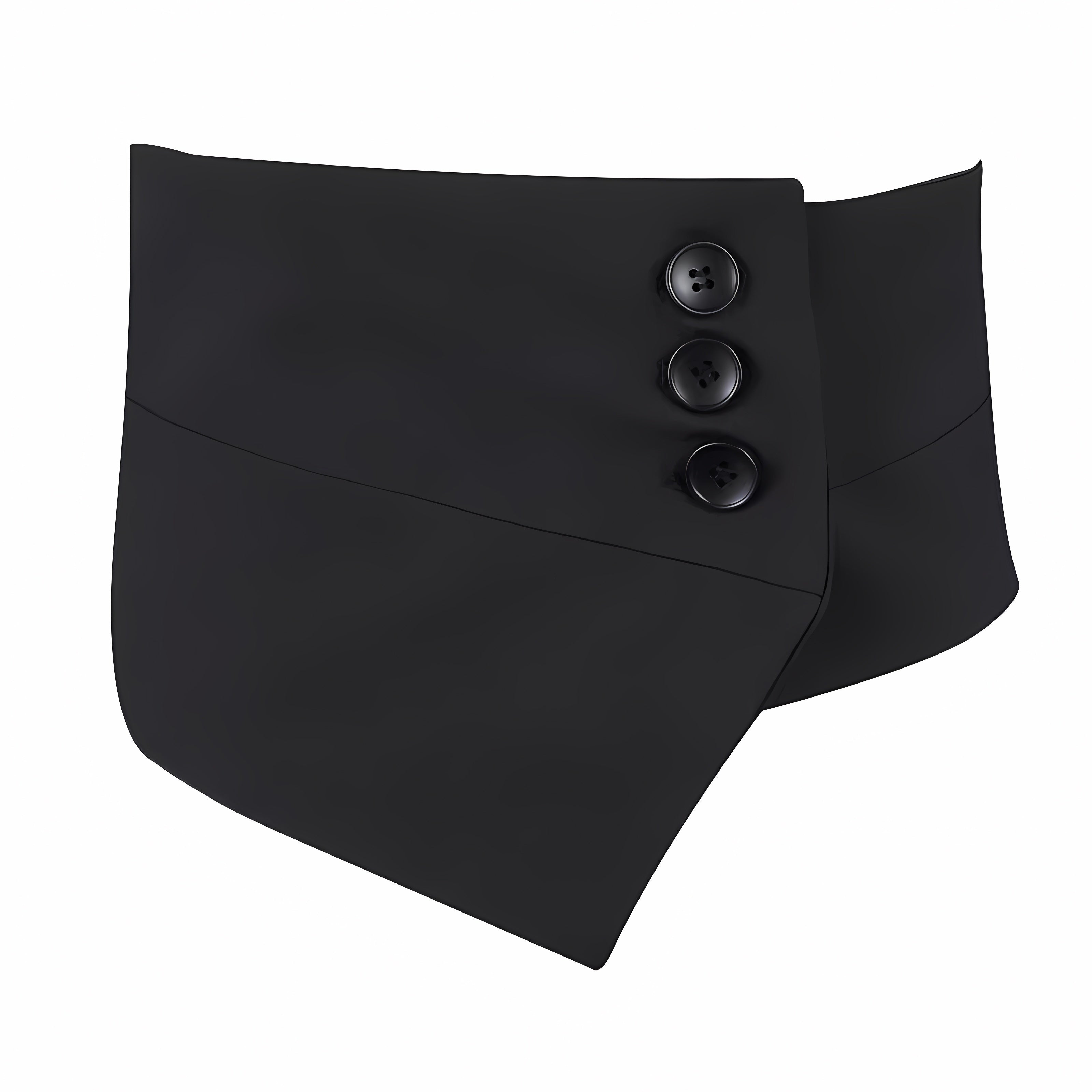 Wide Stretchy Girdle Belt for Women Black Corset-Style Waistband Dress and Coat Waist Cincher
