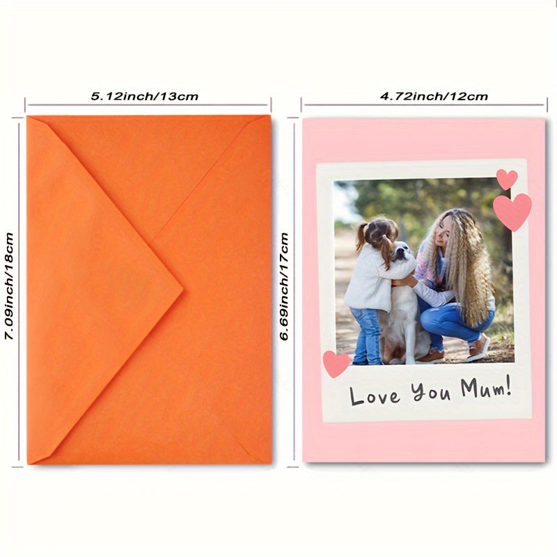 Personalized Mother's Day Greeting Card with Photo for Mom