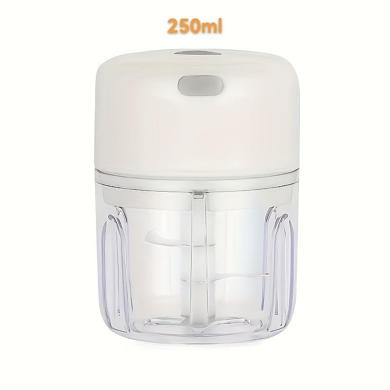 Picadora eléctrica de ajo, molinillo recargable para jengibre, chile y verduras