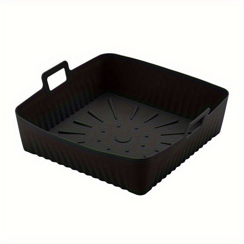 Silicone Air Fryer Liner Tray Non-Stick Dishwasher Safe Heat Resistant