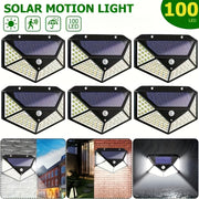 Luz de pared solar exterior de montaje semi empotrado, pantalla de plástico eficiente en energía, batería de 1200mAh, juego de 1/2/4/6/8