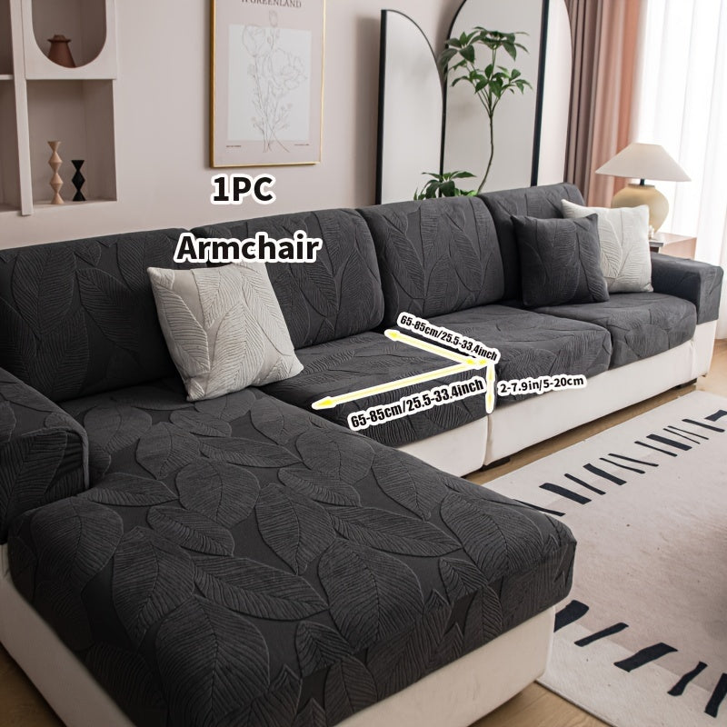 Растяжимый жаккардовый чехол для дивана на все сезоны, моющийся, противоскользящий, подходит для гостиной и офиса
