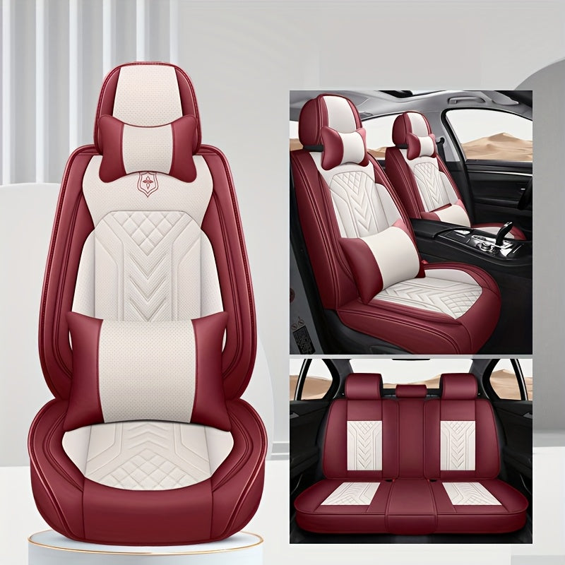 All-Season Napa Car Seat Cover for Five Seats Full Coverage Wear-Resistant