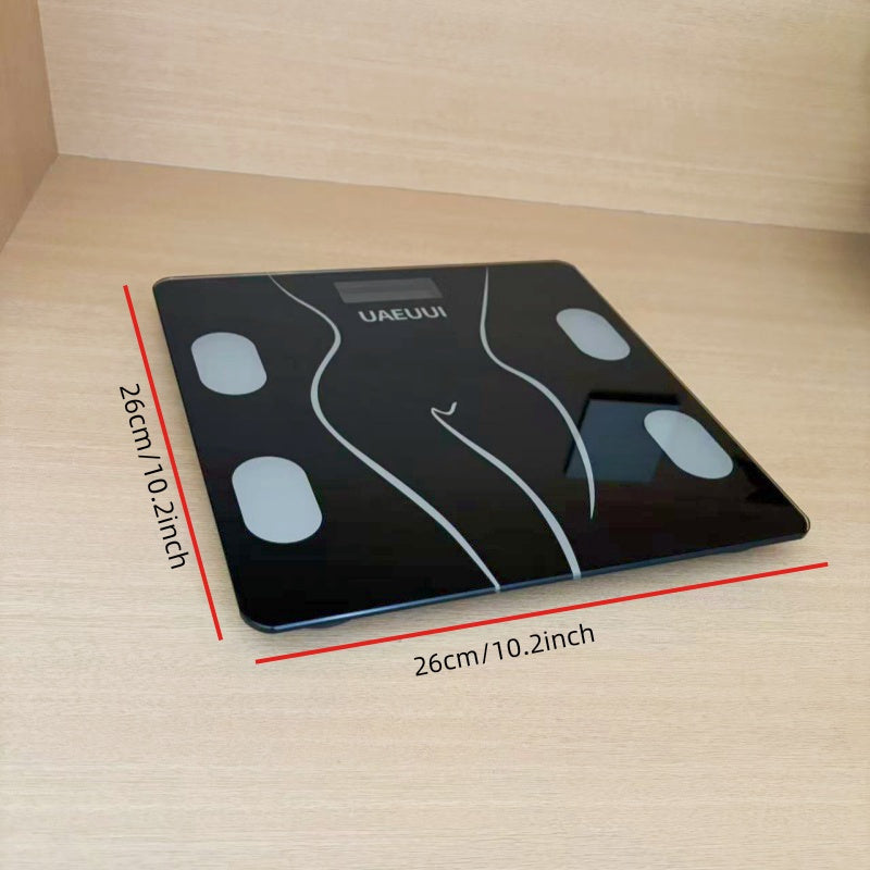 Vazn, tana yog'ini va umumiy sog'liqni o'lchash uchun aqlli skala.