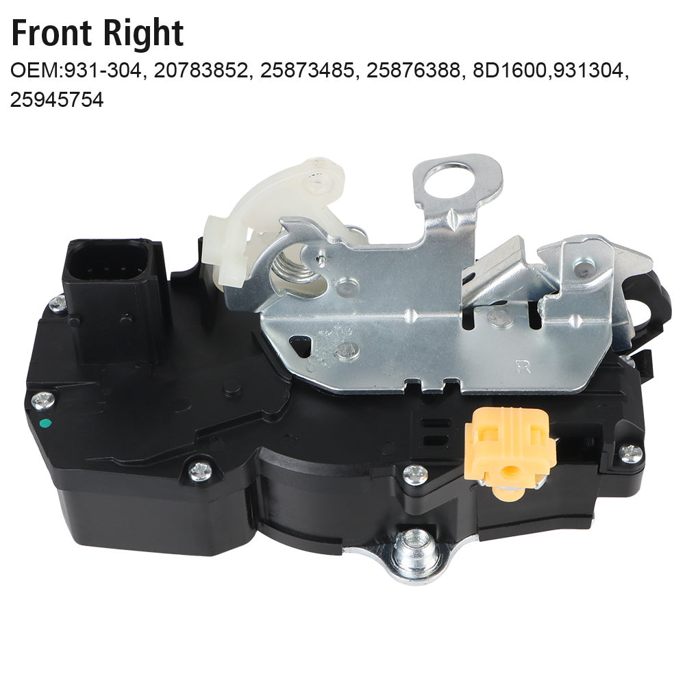 Front Left and Right Door Lock Actuator Mechanism for Vehicles
