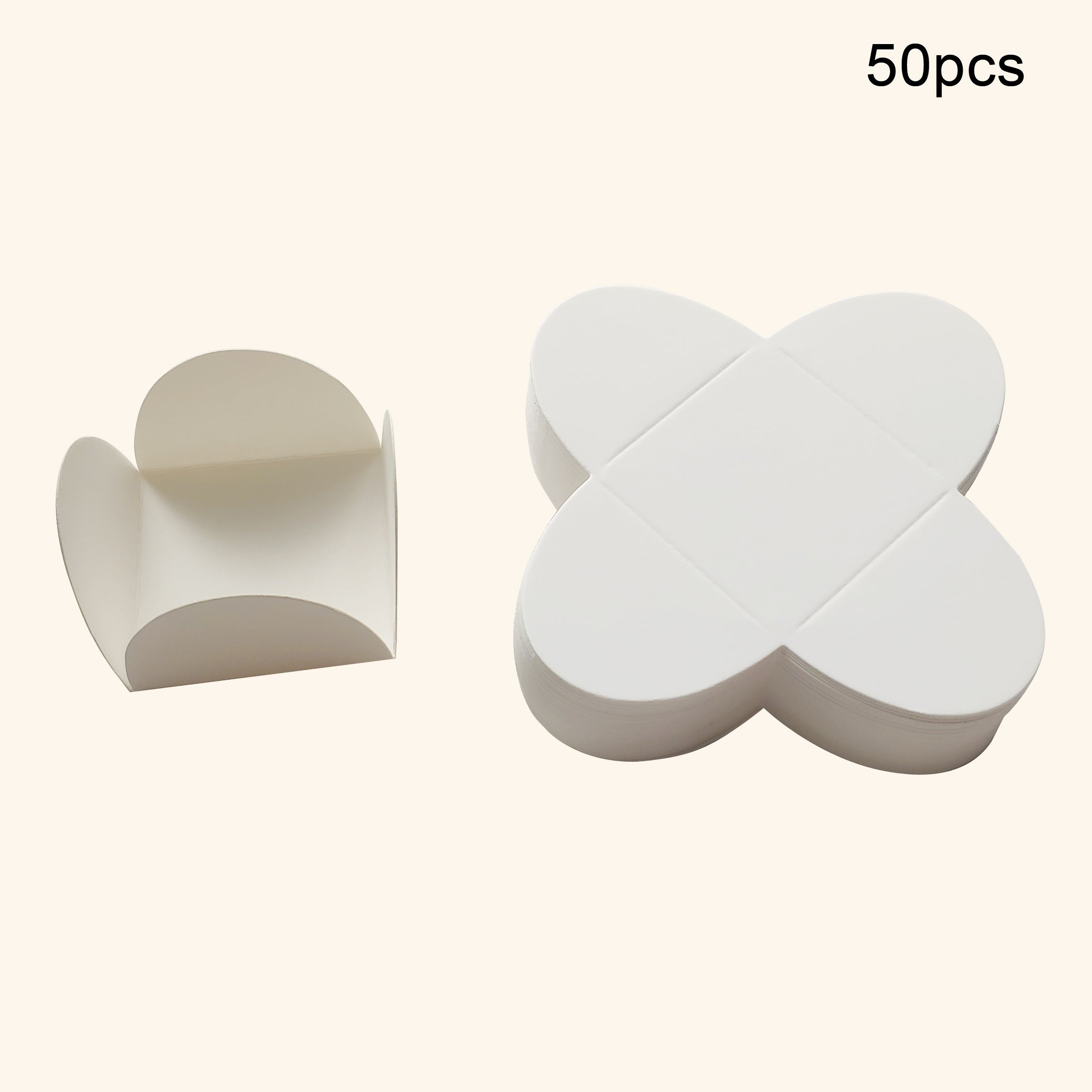 Separadores de papel de chocolate miniatura 50/100 piezas en bandeja para empaquetado de caramelos y postres