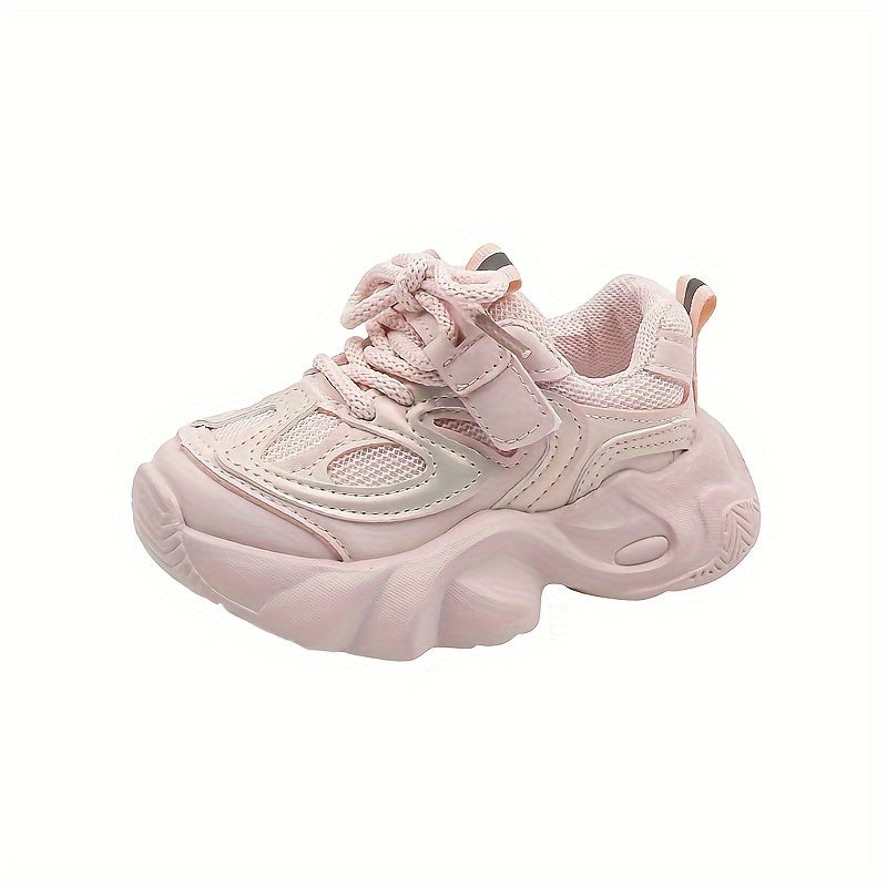 Детские сетчатые кроссовки для бега с противоскользящей подошвой для мальчиков и девочек весна и осень