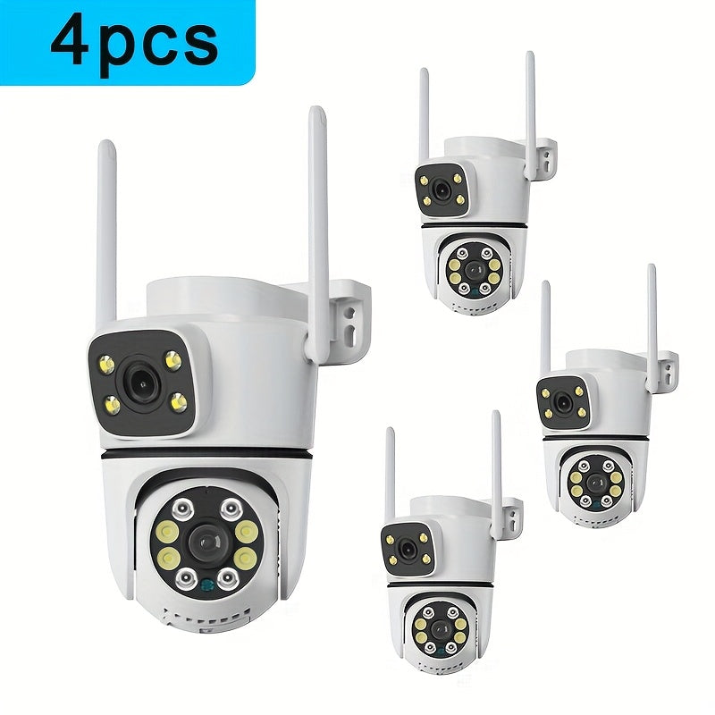 1080P HD, USB quvvat, ikki tomonlama audio, harakat haqida ogohlantirishlar, bulutda saqlash mosligi, tungi ko'rish va bir nechta senariylar bo'yicha keng qo'llanilishi bilan ikki linzali ichki/tashqi bolalar xavfsizlik kamerasi tizimi.