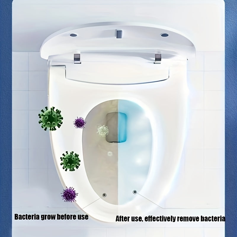 Flower-Shaped Toilet Bowl Cleaner with Deodorizing and Stain Removal