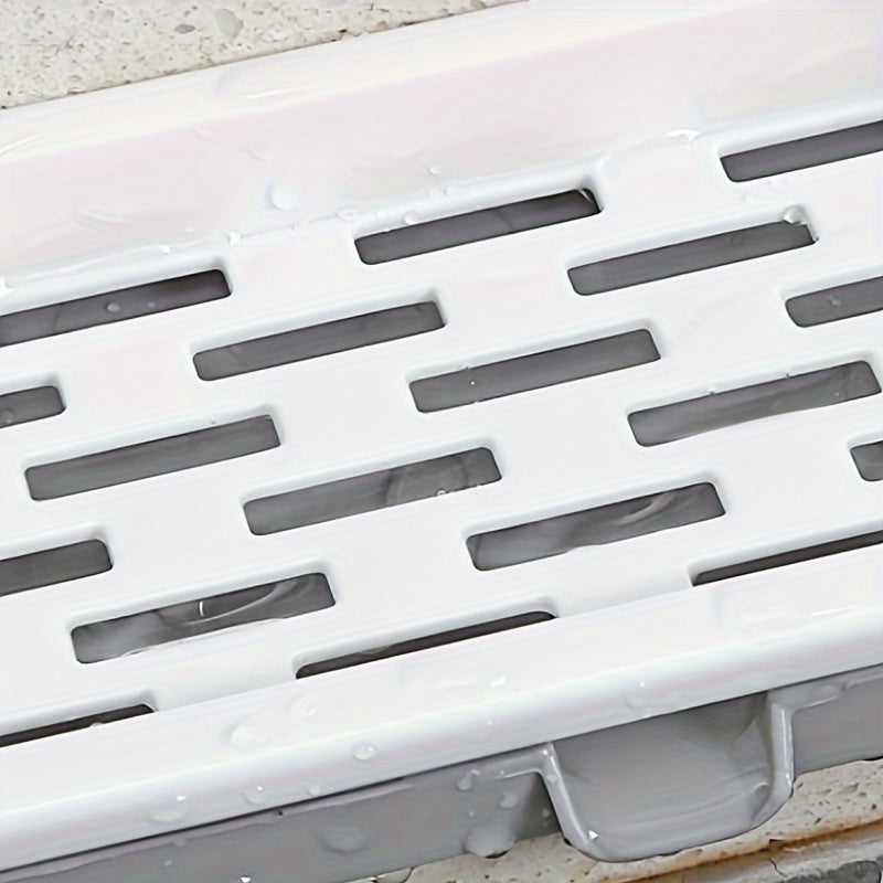 Small Kitchen Countertop Organizer with No-Drill Sponge and Towel Holder