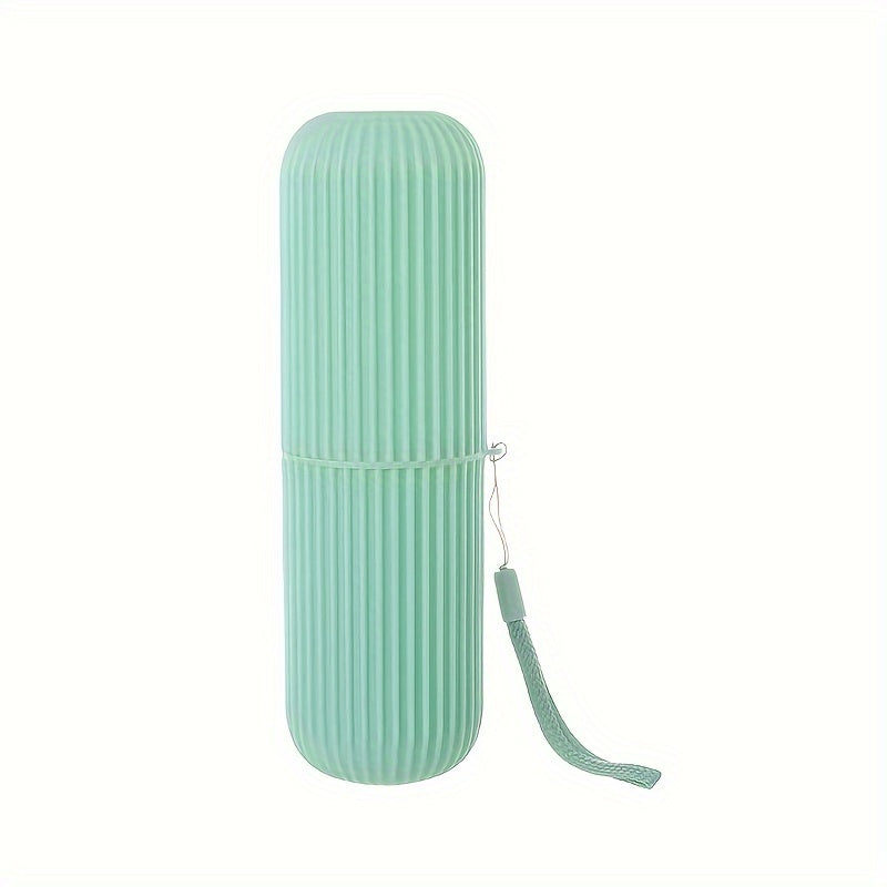 Portable Travel Toothbrush and Toothpaste Storage Case for Bathroom and Outdoor Use