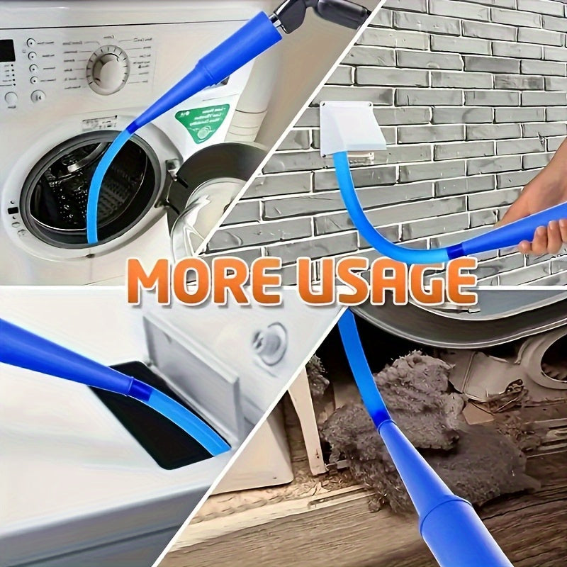 2pcs Dryer Vent Cleaning Kit Flexible Lint Remover Brush for Washing Machine and Dryer