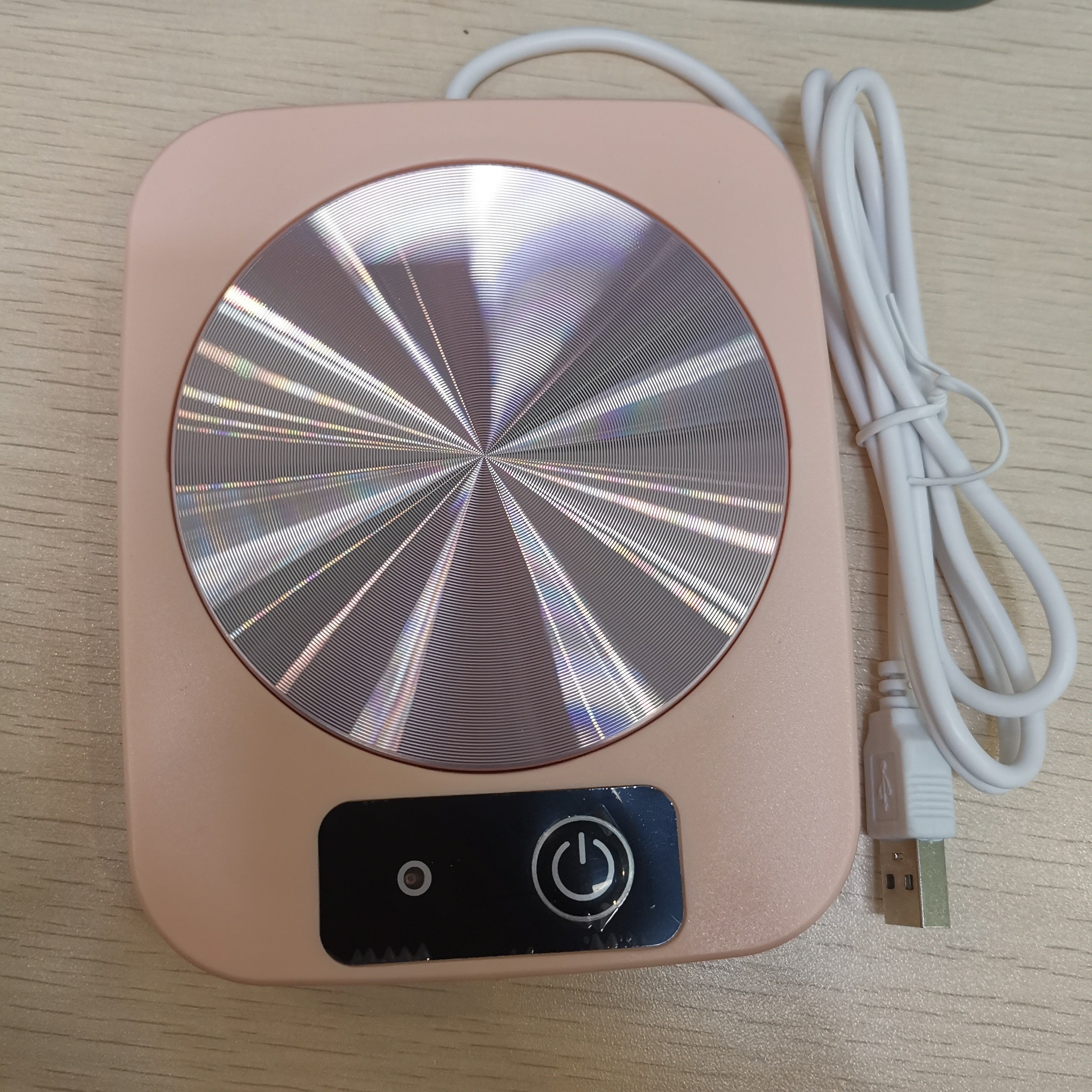 USB Electric Teapot Warmer for Coffee and Tea, ABS Heating Pad, Home Office Use