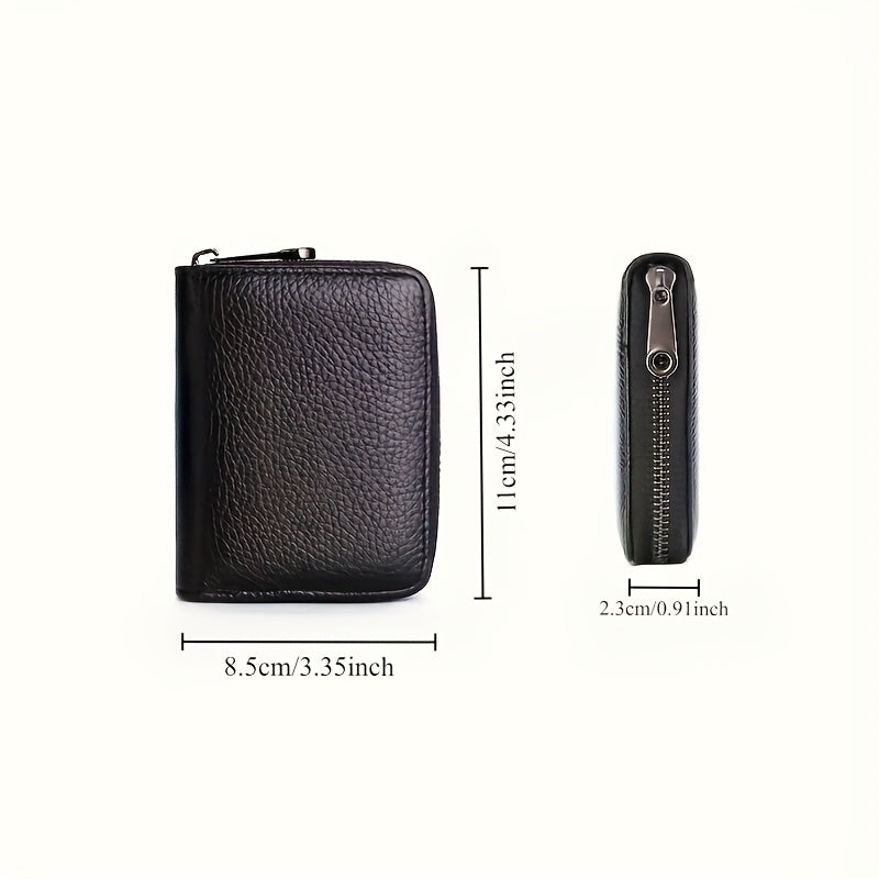 Унисекс кошелек с блокировкой RFID, высокоемкий карман для карт из искусственной кожи с несколькими слотами, ультратонкий повседневный стиль.