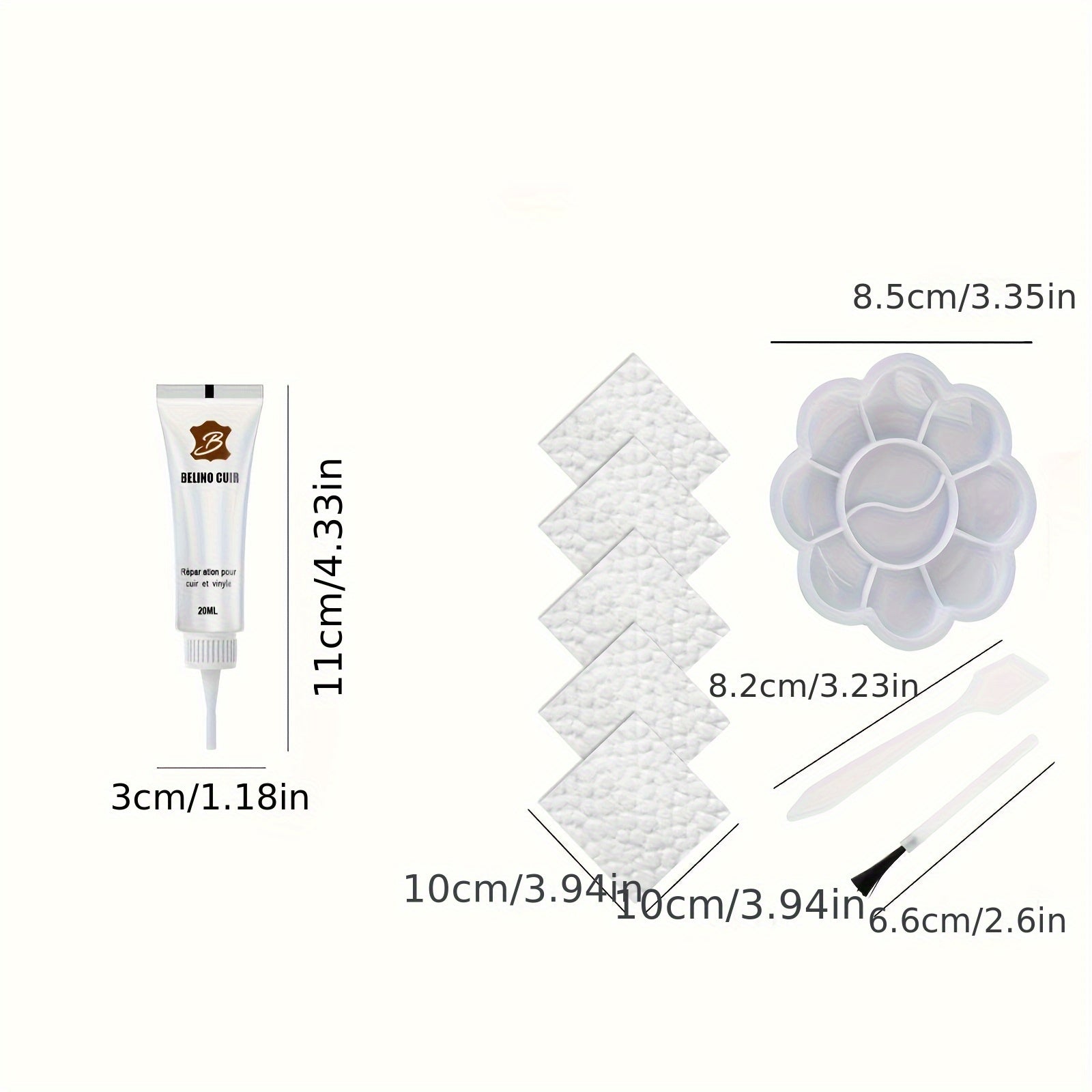Leather Vinyl Repair Paste for Scratches and Cracks Furniture Color Touch Up