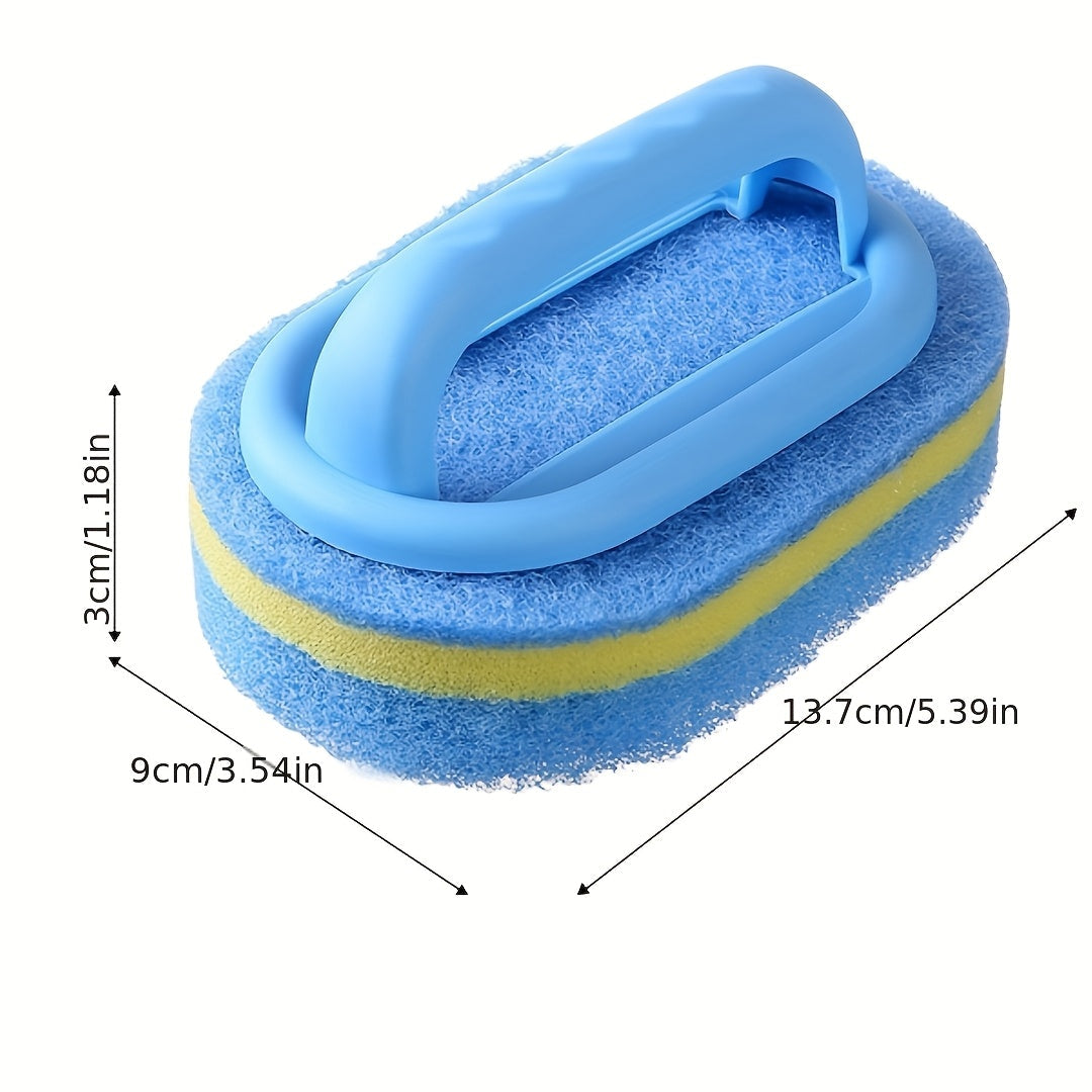 Handle-Equipped Multi-Purpose Sponge Cleaner for Kitchen, Floor, and Carpet Cleaning