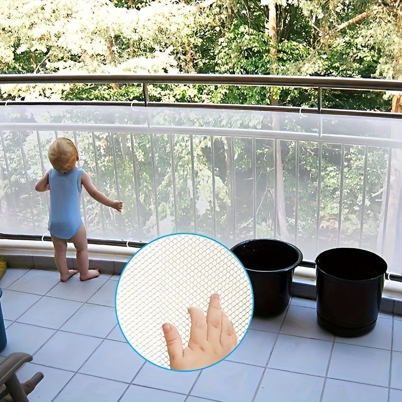 Durable Mesh Stair Railing Guard for Balcony and Stairs Safety in 200cm or 300cm Size