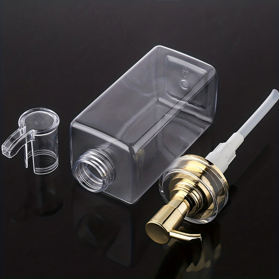 Dispensador de baño de 16 oz para jabón líquido, recipiente para loción, ideal para productos de baño