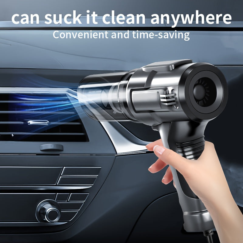 Handheld Car Vacuum Cleaner 12V Wired Mini Dust Cleaner with Powerful Suction
