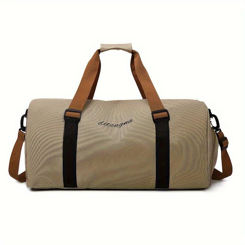 2024 Sports Duffel Bag with Wet Dry Separation Polyester Gym Travel Yoga Fitness Multi-Color