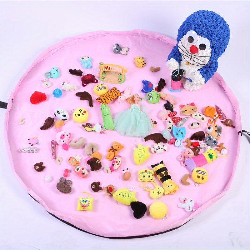 Large Polyester Toy Storage Bag for Kids Clothes and Toys for Moving and Outdoor Play