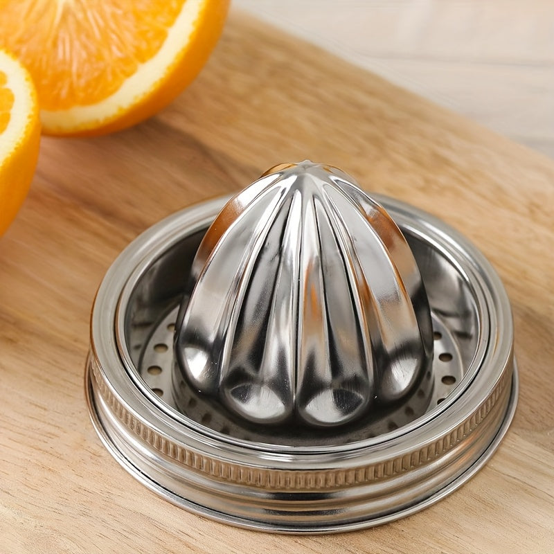Stainless Steel Lemon Squeezer Juicer with Bowl Portable Easy to Use