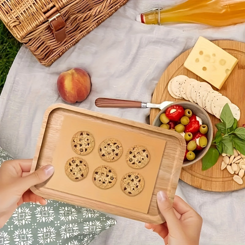 50/100/200 dona yopishmaydigan qog'oz pechka varag'i pishirish uchun 15.24x20.32cm