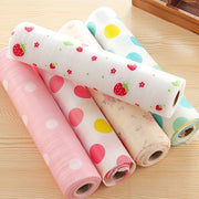 Patterned Non-Adhesive Shelf Liner Waterproof Washable 30cm x 150cm for Kitchen Refrigerator Storage