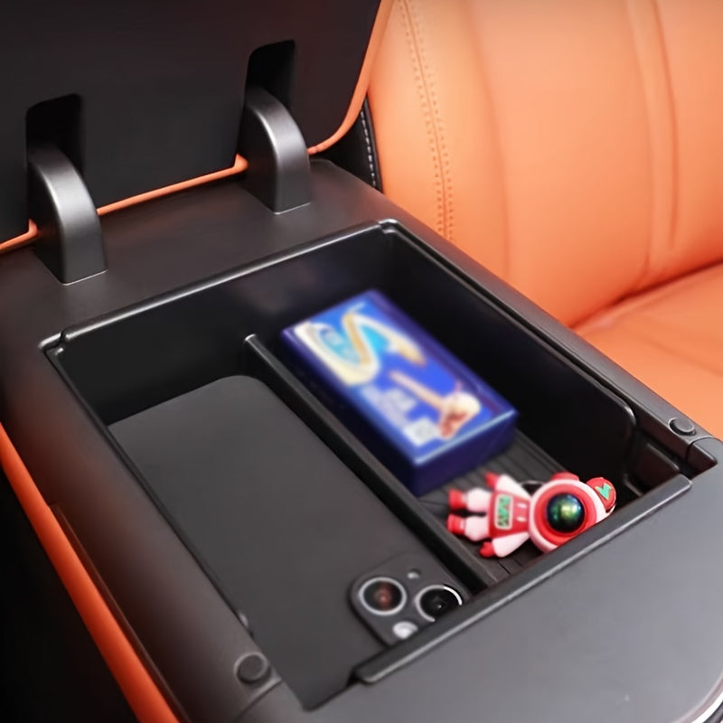 Center Console Storage Box for Car Interior Durable Plastic Multi-Compartment