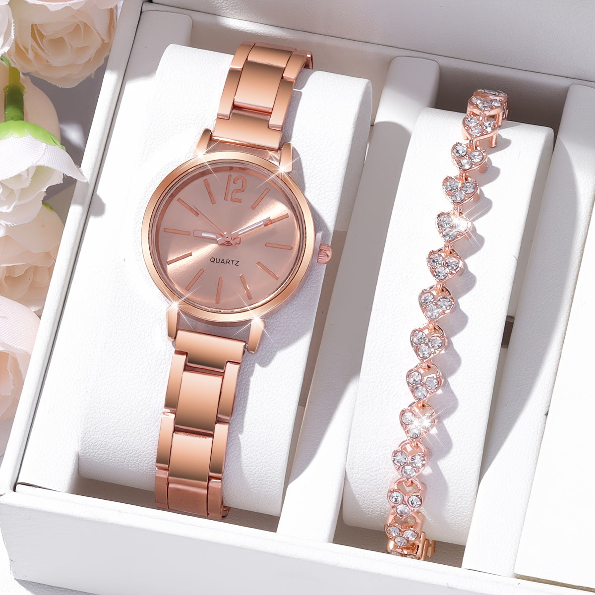 Women's Elegant Silver Watch with Leather Strap and Minimalist Design