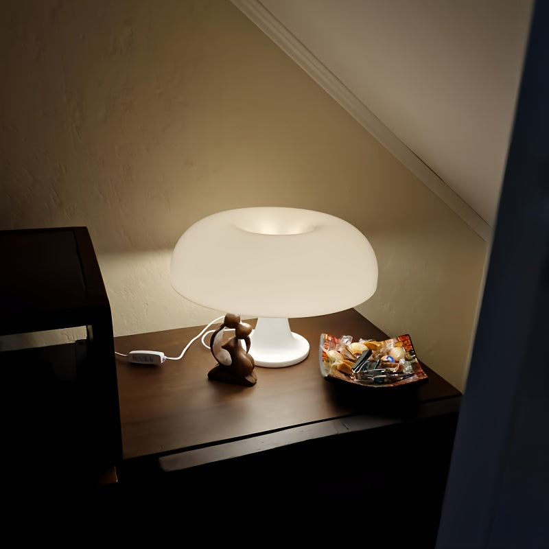Minimalist LED Table Lamp with Dimmable Cold Warm Neutral Light for Living Room Bedroom and Hotel Decor