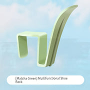 Estante de secado de zapatos de montaje en pared con resistencia al viento para balcón y almacenamiento de zapatos