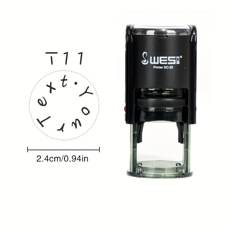 Ofis va maktab uchun shaxsiylashtirilgan dumaloq ABS muhr