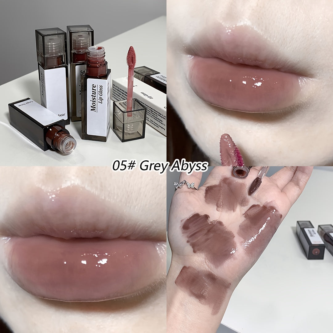 Hydrating Berry Lip Gloss for Full Glossy Lips Moisturizing Tinted Makeup