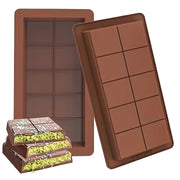 Silicone Chocolate Bar Mold Extra-Large BPA-Free for Candies and Stuffed Bars