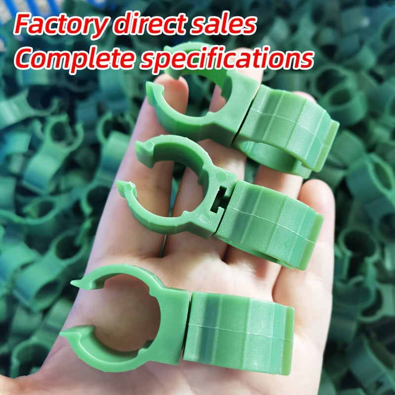 Adjustable Plastic Garden Clamp with 360° Rotation for Plant Support