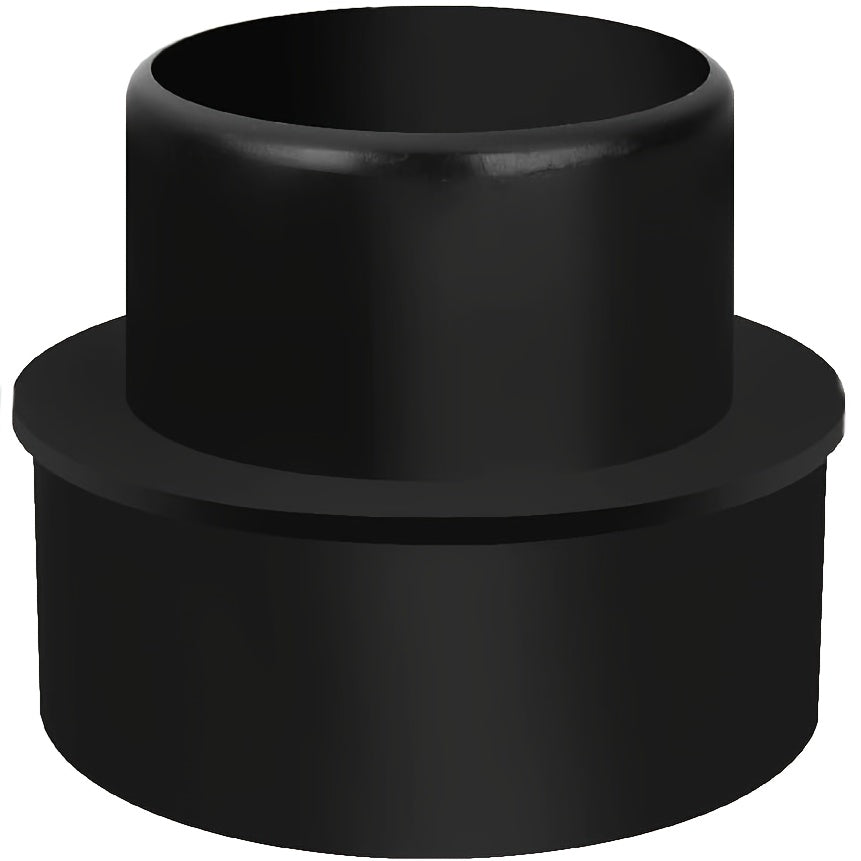 4-Inch to 3-Inch Pipe Reducer for Dust Collectors Plastic Transition Fitting
