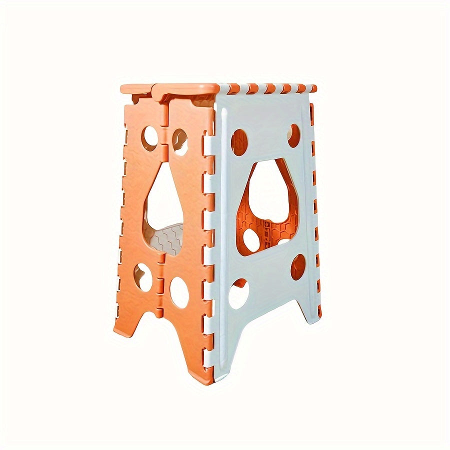 Складной стул с компактной конструкцией - прочный и толстый материал для использования в помещении и на улице, легкоочищаемый пластик