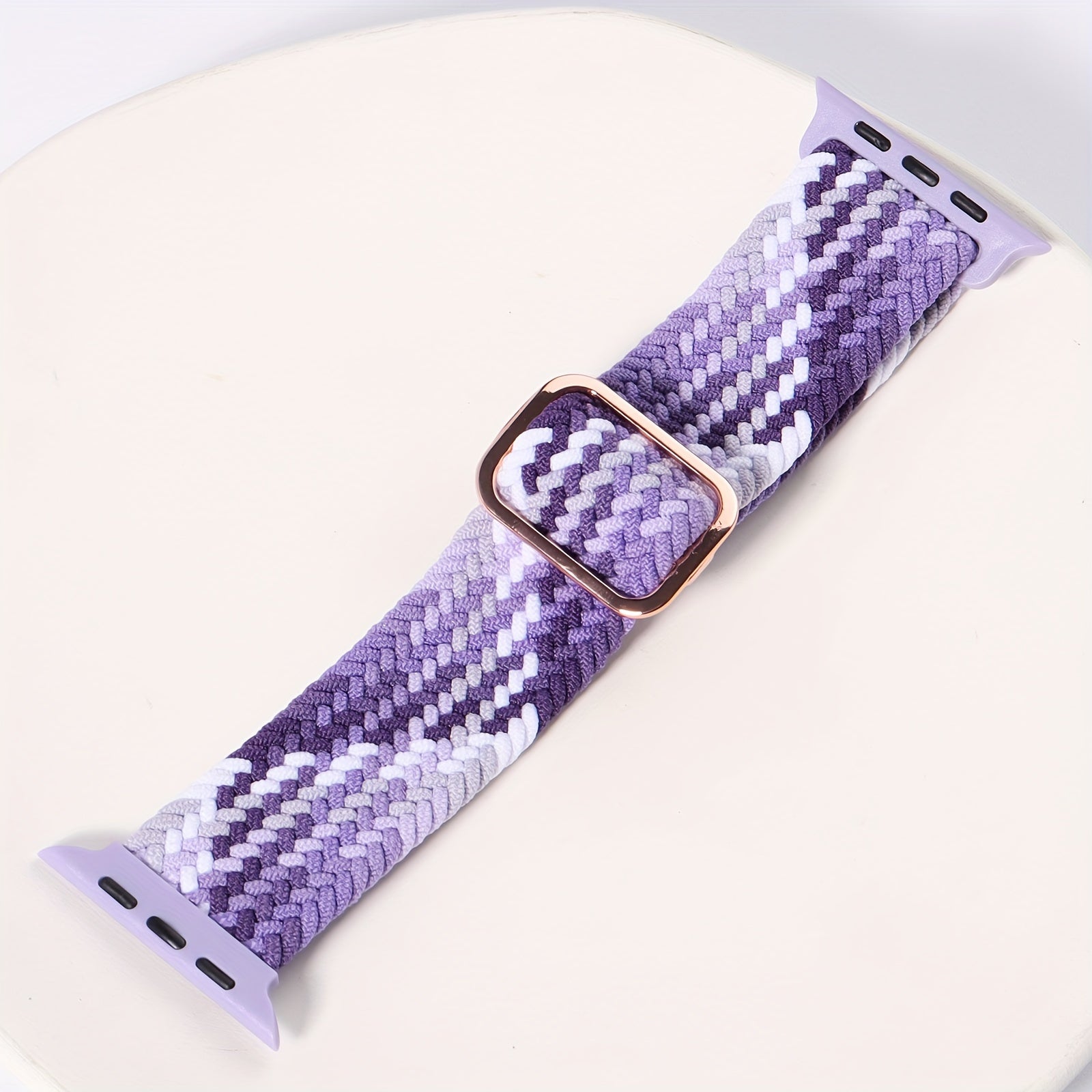 Silicone Braided Watch Band for iWatch Series 1-8 38mm-49mm Men Women