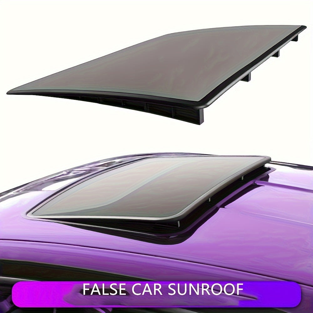 Universal Car Sunroof Decoration Plastic Roof Sticker Adhesive