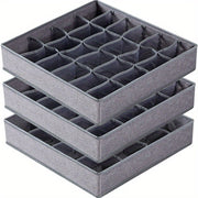 Polyester Drawer Organizer with Partitions for Socks Underwear and Ties