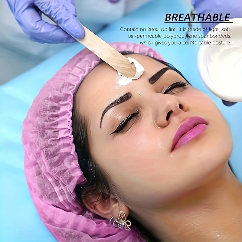 Bir martalik to'qima mato bilan qoplangan shishali shlyapa, 20-100 ta, oziq-ovqat xizmatlari va SPA uchun