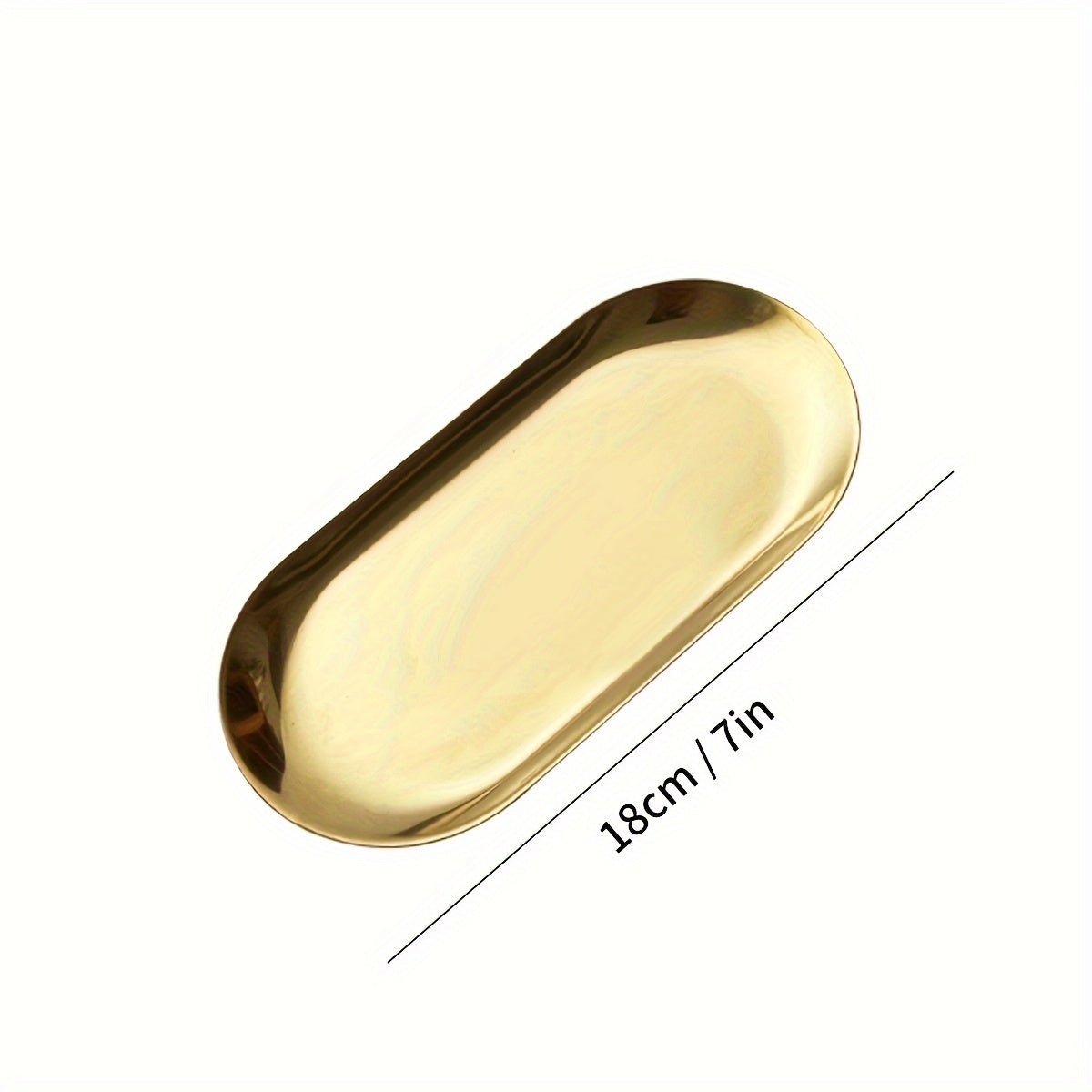 Овальная поднос из нержавеющей стали для завтрака, кухни, ресторана